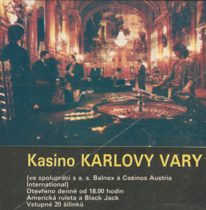 Casino in der Zanderhalle, Postkarte aus der Sammlung von Stanislav Burachovich